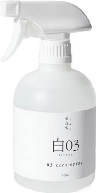 순백수 제로 스프레이 무향 섬유탈취제 본품, 1개, 500ml