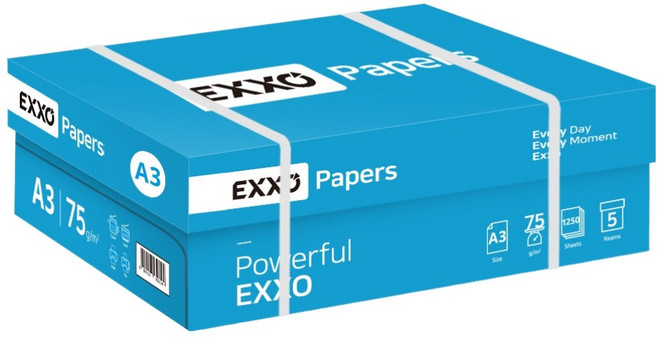 엑소 복사용지 75g, 1250개, A3