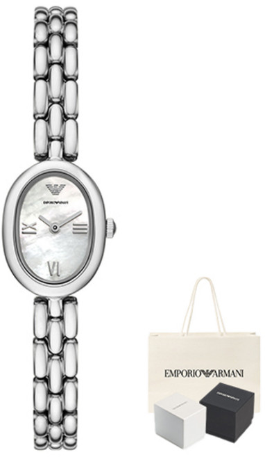 엠포리오아르마니 여성용 신포니아 자개 메탈시계 + 패키지 세트 AR1172 + 쇼핑백