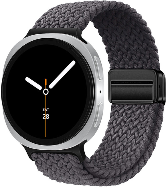 스페이스쉴드 프리미엄 마그네틱 버클 브레이드 스트랩, 딥그레이, 1개