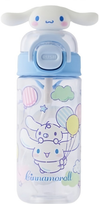 락앤락 스쿨핏 산리오 원터치보틀 시나모롤 ABF899SBLU_SR, 블루, 1개, 430ml