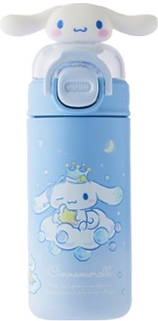 락앤락 스쿨핏 산리오 피규어 시나모롤 원터치 텀블러 LHC3347SBLU_SR, 블루, 320ml, 1개