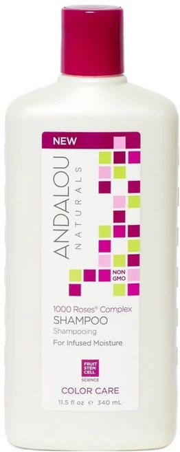 안달로우내추럴스 천송이 로즈 컬러케어 샴푸, 340ml, 1개 - 쿠팡