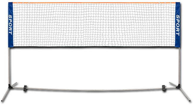 BOSHIKA 스포츠 배드민턴 테니스 피클볼 휴대용 다용도 네트, 혼합색상, 1개