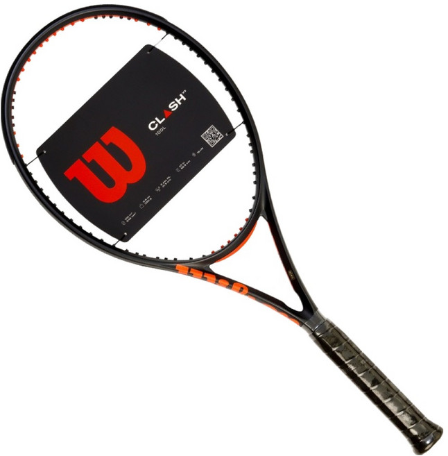 윌슨 클래시 100L V3 그립사이즈2 테니스라켓 68.6 x 28 cm, 블랙 + 레드, 1개, WR172911U2