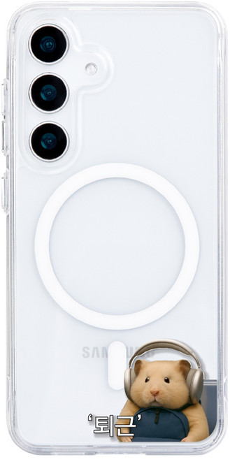 유스픽 햄식이 메가 맥세이프 젤하드 휴대폰 케이스