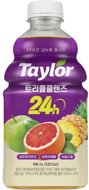 테일러 트리플 클렌즈 24h 주스, 1개, 946ml
