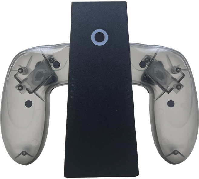 JYS SWITCH2 帶背鍵充電握把, 透灰色, 1個, JYS-NS2287B-V5