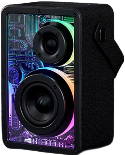 캔스톤 투명 RGB 블루투스 우퍼 스피커 MT500 GLITTER