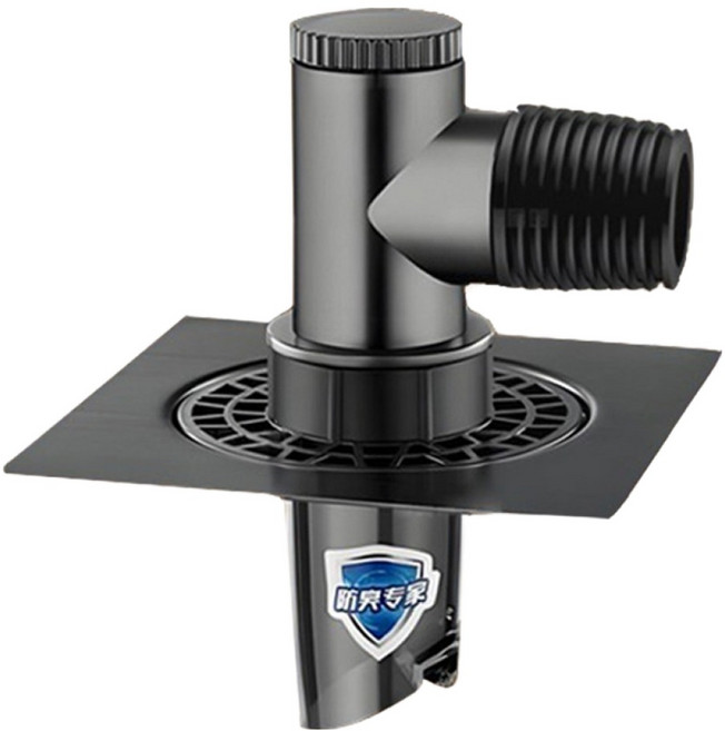 Kyhome 洗衣機下水管地漏過濾防臭接頭, 槍灰