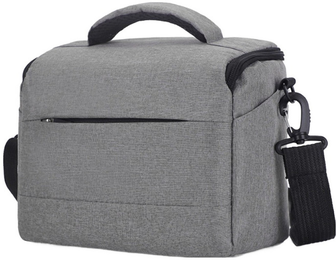 스테디얼 손잡이 전문 카메라 가방 대형, 그레이, 1개