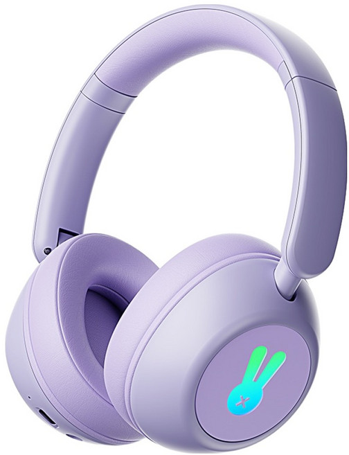 디알고 어린이안전 청력보호 LED 블루투스6.0 유무선 키즈헤드폰 BH10CK DRGO-BH10CK 퍼플 27시간