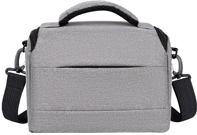 스테디얼 손잡이 전문 카메라 가방 소형, 그레이, 1개