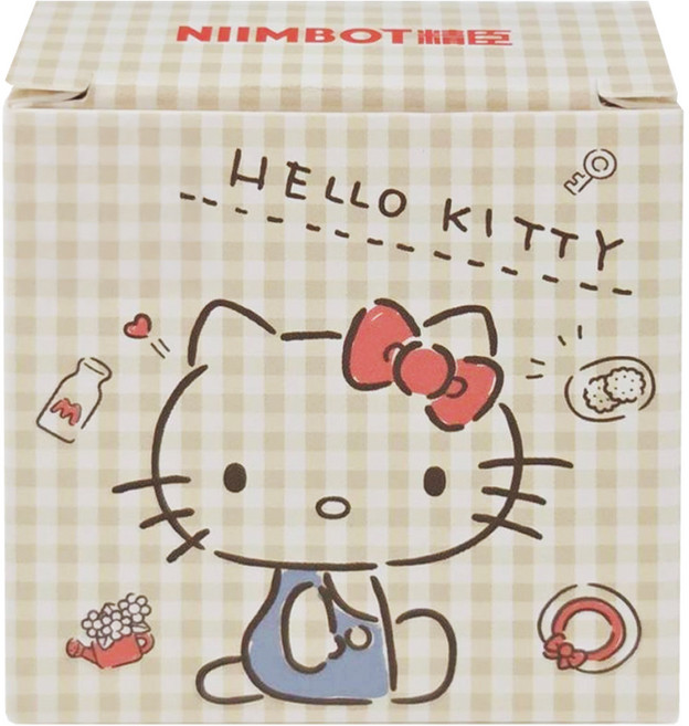 NIIMBOT 三麗鷗Hello Kitty正版防水貼紙 愜意生活 D11, 1個, 170張
