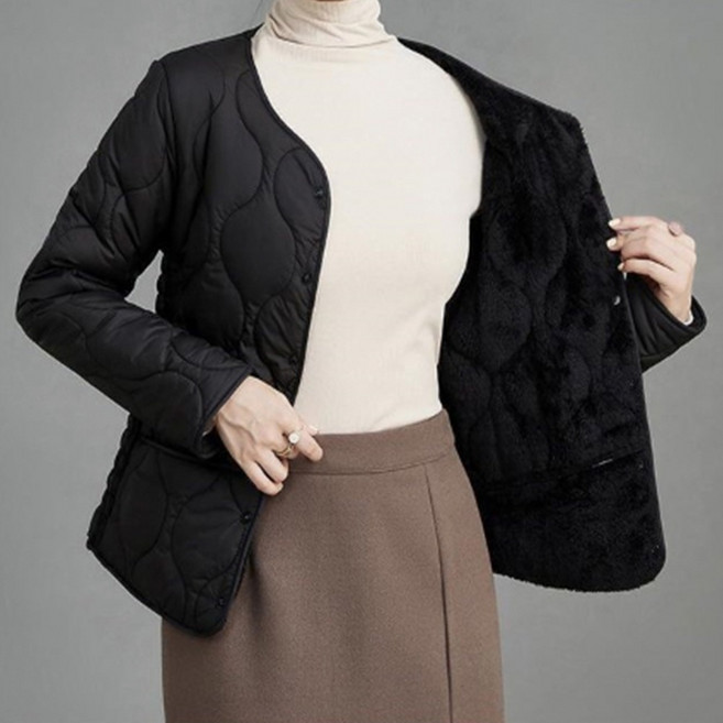 아뗄릭 여성용 트라미온 기모 안감 경량 퀼팅 자켓 10658