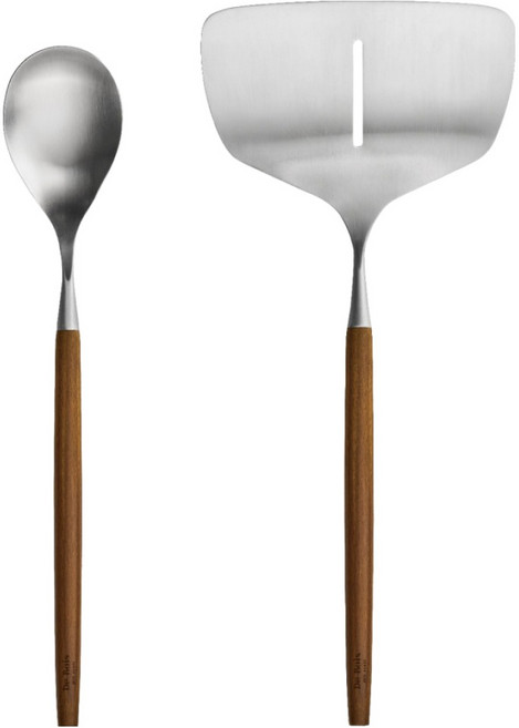 드부아 아벨리아 조리도구 2종세트, 혼합색상, 1세트, 볶음스푼 + 와이드뒤집개 대