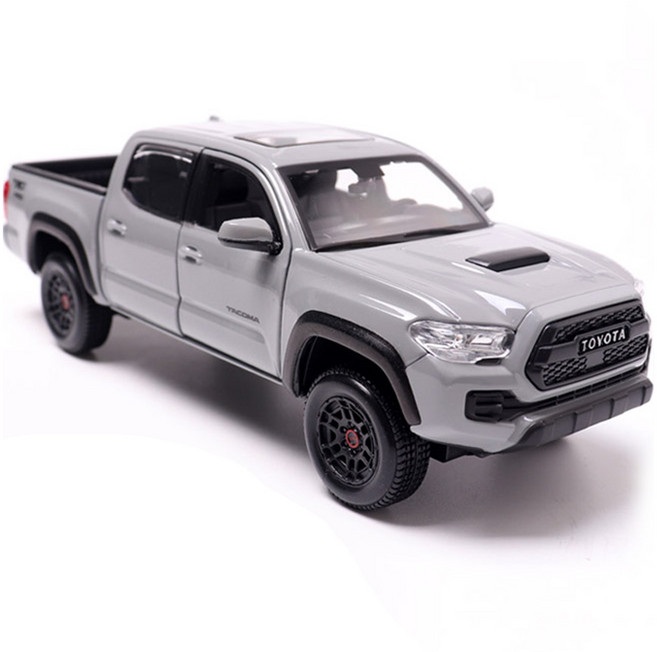 Maisto 1：27 豐田 Tacoma 2023 TRD TRO 貨車 壓鑄模型車, 1個, 灰色