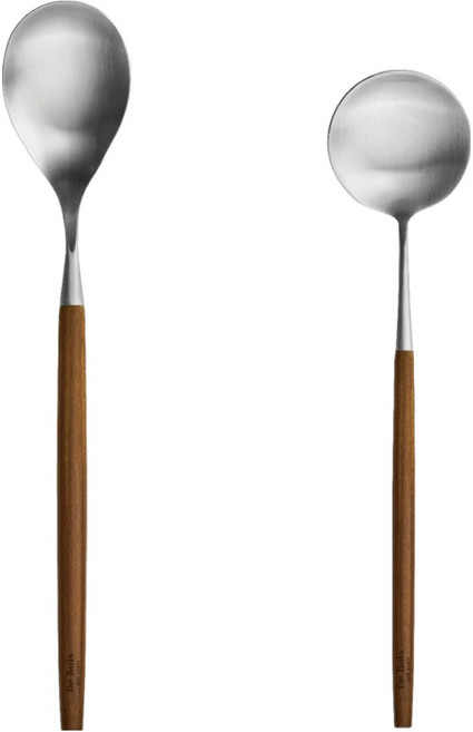 드부아 아벨리아 조리도구 2종세트, 혼합색상, 1세트, 볶음스푼 + 샐러드스푼