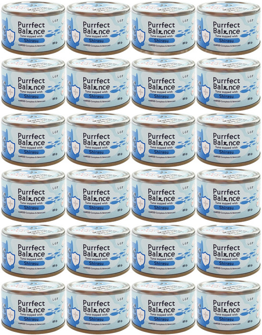 캣츠테이스트 3개월 이상 고양이 퍼펙트 밸런스 주식캔, 참치+치어, 85g, 24개