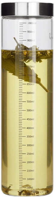 미르코리아 눈금 내열유리병, 1000ml, 1개
