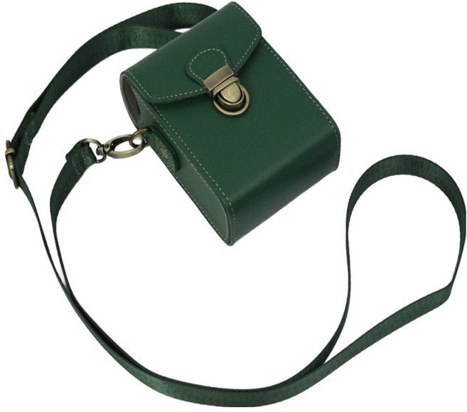 Steadial 復古數位相機皮革包, 綠色, 1個