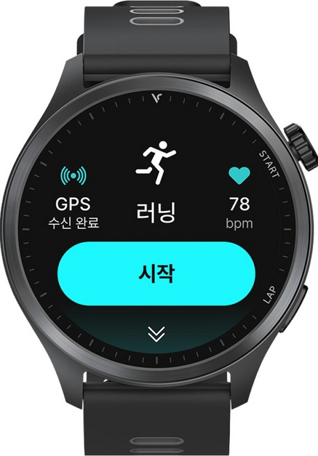 NURUN R21 러닝워치, 블랙, 1개