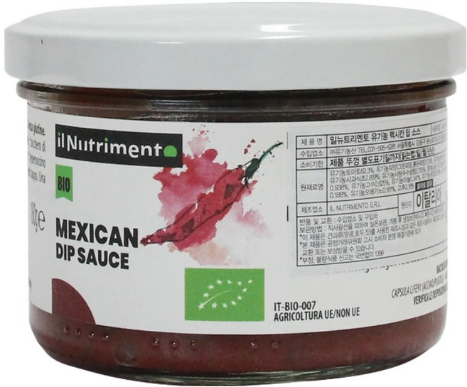 일뉴트리멘토 유기농 멕시칸 딥 소스, 180g, 1개