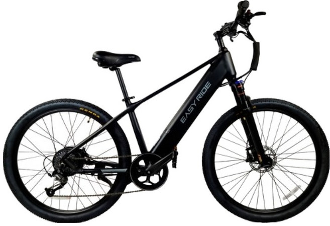 이지라이드 PRO 36V 350W 16.7Ah 전기자전거 EN-27.5 고객적집설치, 블랙, 알루미늄