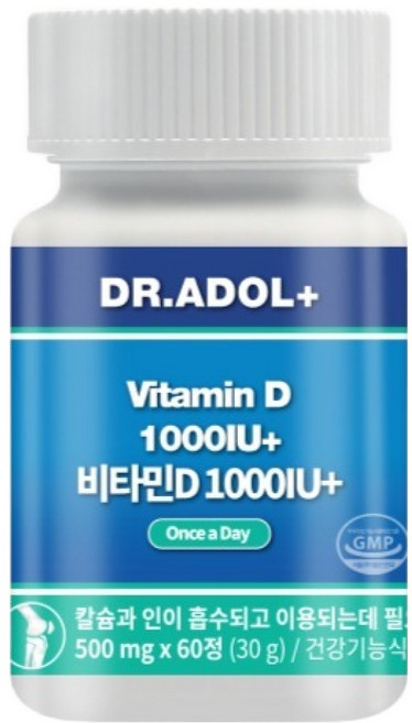 닥터아돌 비타민D 1000IU+, 60정, 1개