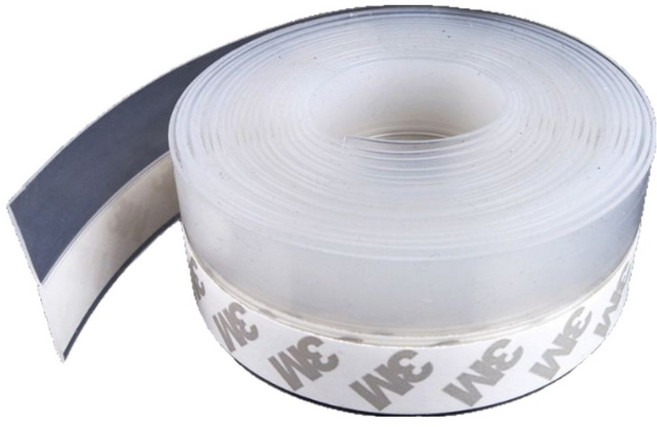 쿠말 실리콘 문틀 방풍 테이프 클리어 5m, 1개