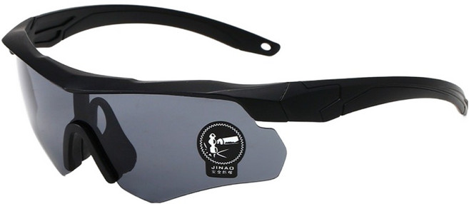 히즈플랜 스포츠 선글라스, 블랙, 1개