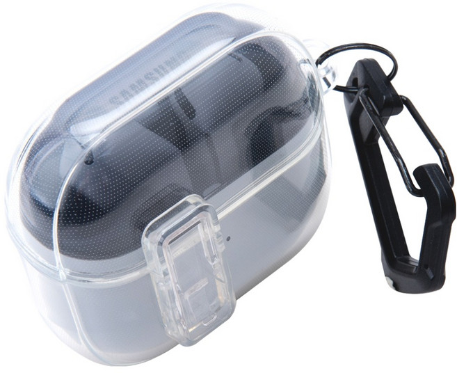 구스페리 범퍼 락 하드 케이스, 버즈3 프로 / 3 / 3 FE, 투명, 1개