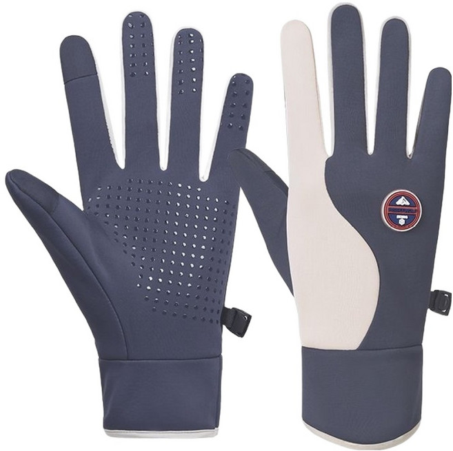 크블랑스 여성용 고급 스포츠 방한 미끄럼방지 터치 장갑, 8, 1세트