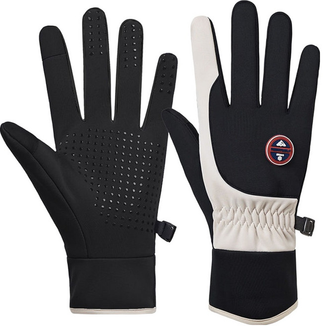 크블랑스 여성용 고급 스포츠 방한 미끄럼방지 터치 장갑, 1, 1세트