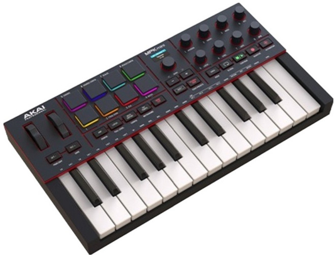 아카이 USB 마스터키보드 MPK Mini MK4 B, 블랙, 1개