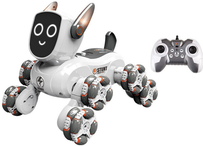 원앤원 로보사이언 오토 8휠러 RC로봇 + 무선 리모컨 세트, 혼합색상, 1세트