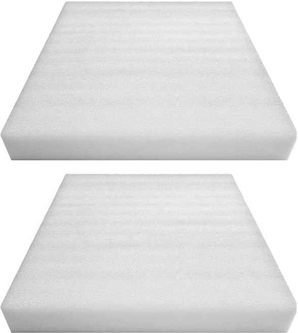 디와이엔텍 완충재 단열재 PE폼 50 x 50 x 4 cm, 화이트, 2개