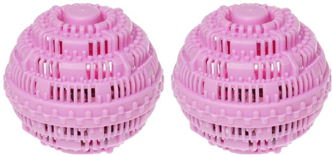 빅벅 다용도 대형 세탁볼 구김 엉킴 방지 세탁조 11cm, 핑크, 2개