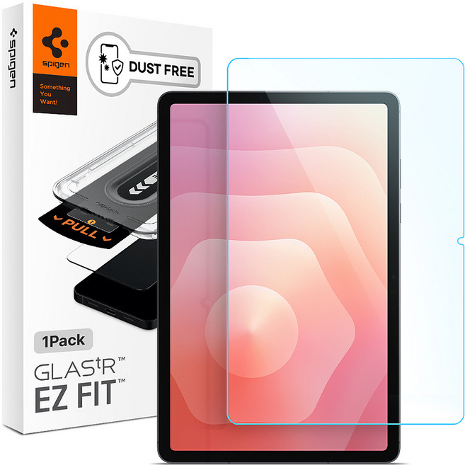 슈피겐 글라스 tR 슬림 이지핏 태블릿PC 액정보호필름 세트, 투명, 1개