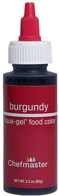셰프마스터 리쿠아젤 수용성 식용색소 버건디, 65g, 1개