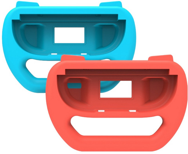 AKiTOMO 阿吉托摩 Switch2 方向盤 AKSW-330, 紅色 + 藍色, 1套