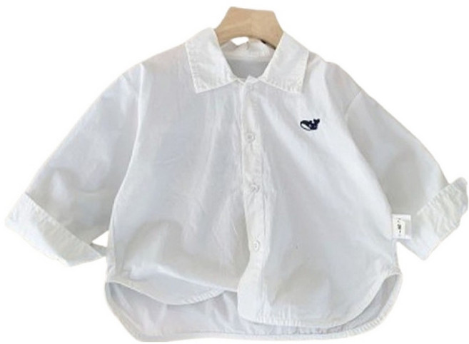 Arbe 아동용 웨일 베이직 셔츠