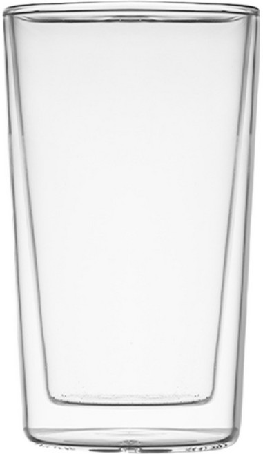 Driver 耐熱雙層玻璃杯 400ml, 透明色, 1個