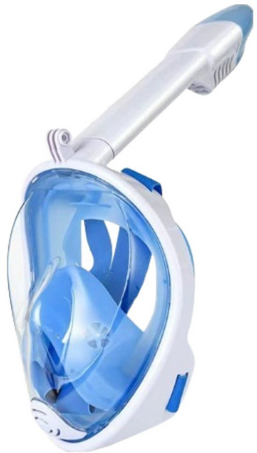 Roadwell 第2代 Reef 浮潛 游泳 溪谷 潛水 面鏡, 白藍色