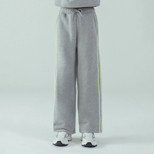 아이러브제이 아동용 오유아이 리본 기모 와이드팬츠