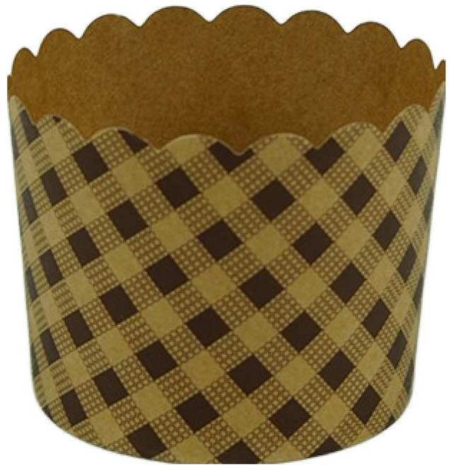 천운패키지 머핀컵 60mm, 체크, 50개