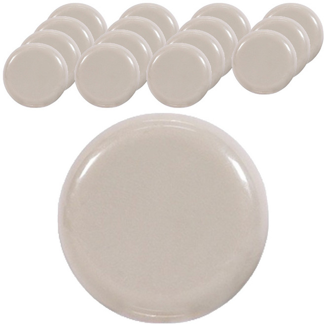 쿠말 가구 이동 슬라이더 의자 소음 방지 패드 아이보리, 16개