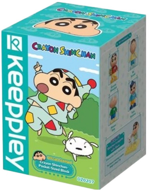 keeppley 짱구 미니 블럭 피규어 랜덤발송, 1개