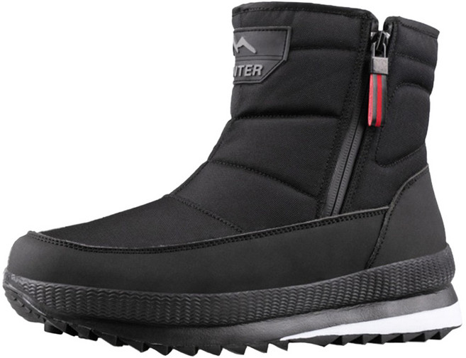 Elsso 男士防寒毛絨內裡防水防滑雪靴