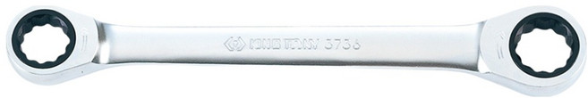 KING TONY 金統立 專業級工具雙梅單向快速棘輪扳手 17X19 KT37361719M, 1個